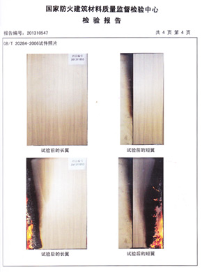 香蕉在线播放抗倍特燃燒性能檢驗報告(中)