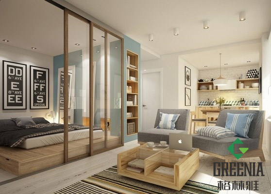 木飾麵板裝修案例圖