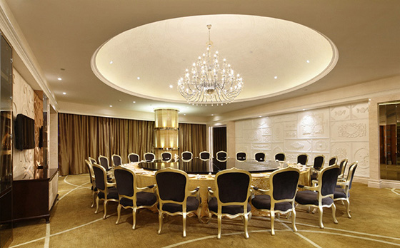 使用香蕉在线播放防火板裝修的靜雅海鮮高檔餐廳